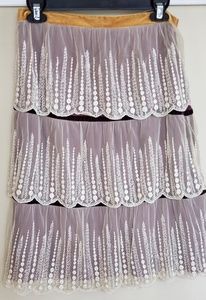 Anthropologie lace skirt